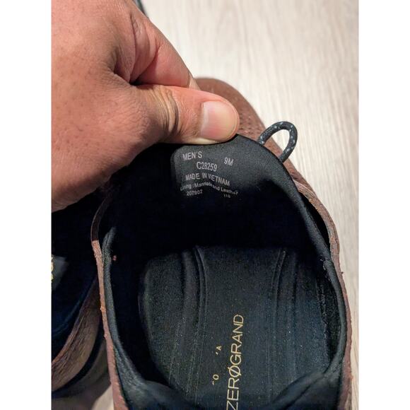 Cole Haan - ZeroGrand Laser Wingtip Oxfords/ Brown / 9 main image 7